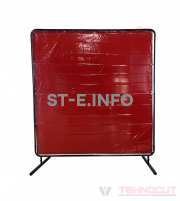Экран защитный 1.74х1.74m, красный - st-e.info - Ижевск
