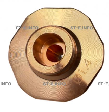 Сопло шестигранное для лазерной резки Raytools д.1,5мм арт. BD32-15-15-S - st-e.info - Ижевск
