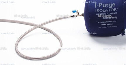 Односторонняя заглушка с трубкой и клапаном ISO 10" (254 mm)  - st-e.info - Ижевск