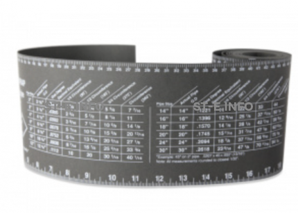Лента для разметки труб 128mm*2130mm - st-e.info - Ижевск