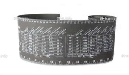 Лента для разметки труб 100mm*1220mm - st-e.info - Ижевск