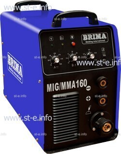 Сварочный полуавтомат инверторный одноблочный Brima MIG/MMA-160 - st-e.info - Ижевск
